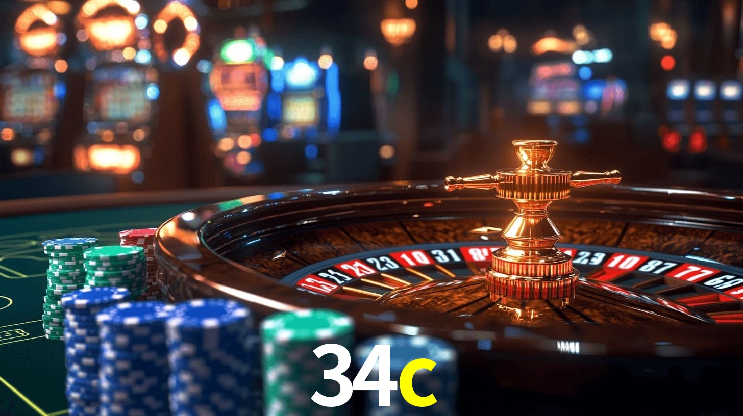 34c: Jogos de Caça-Níqueis-Altas Recompensas, Roleta-Velocidade, Blackjack-Desafios Máximos
